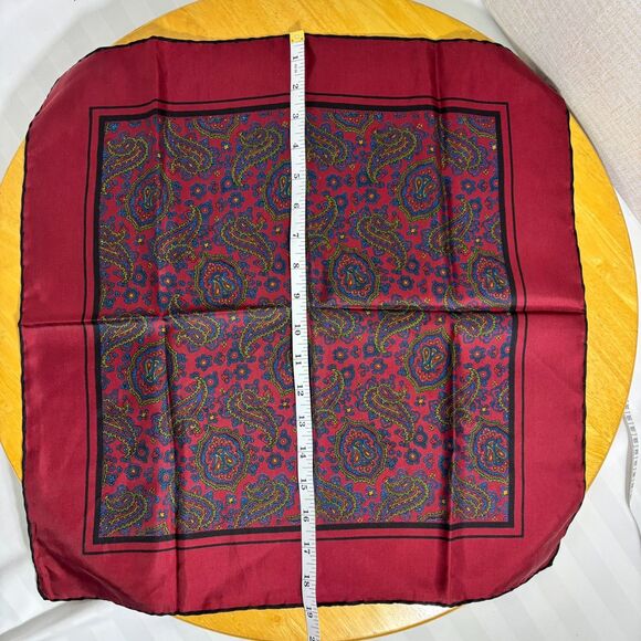 Burma Bibas 19" Silk Scarf | Made in Italy | Handrolled RN13185 - Picture 5 of 6